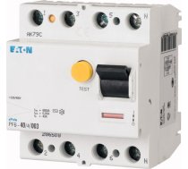 Eaton Slēdzis Diferenciālstrāvas 4p 40a 0,5a Tips A Pf6-40/4/05-a 165778