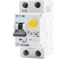Eaton Slēdzis Atlikušās-pārstrāvas 1p+n 16a 0,03a Tips Ac Pfl6-16/1n/b/003 286431