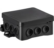 Simet Kārba Sienas 85x40x85mm Z Dławnicą Zintegrowaną Samozatrzaskowa sērija Fastbox&amphook Melna Ip54 Ns6 35346107
