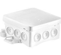 Simet Kārba Sienas 75x40x75mm Z Dławnicą Zintegrowaną Samozatrzaskowa sērija Fastbox&amphook Balta Ip54 Ns5 35360106