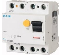 Eaton (mb) Slēdzis Diferenciālstrāvas 4p 40a 0,03a Tips Ac Pf6-40/4/003 286508