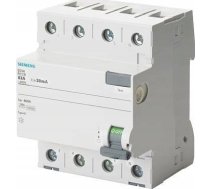 Siemens Slēdzis Atlikušās Strāvas Ac 4p 40a 300ma 5sv4644-0
