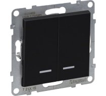 Legrand Suno Slēdzis Lustras Ar Apgaismojumu Melns 10ax 250v Skavas Automātiskā 721415