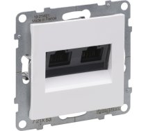 Legrand Suno Ligzda Datoru Dubults Rj45 Kat 6 Utp Balts 721153