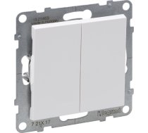 Legrand Suno - Poga Dubults - 6 A - 250 V~ - Skavas Automātiskā, Balts - Legrand 721117 Himp