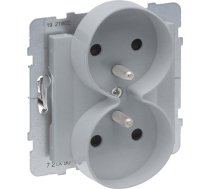 Legrand Suno Ligzda Dubults 2x2p+z Balts 16a 250v Skavas Automātiskā Z Przesłoną 721390