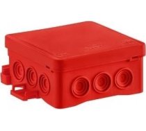 Simet Kārba Sienas 85x40x85mm Z Dławnicą Zintegrowaną Samozatrzaskowa, Bezhalogenowa sērija Fastbox&hook Sarkans Ip54 Ns6 35346101