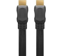 Kabelis Goobay Kabelisis Hdmi Slim O Dużej Szybkości Transmisji Z Ethernetem - Garums Kabeļa 1.5 M