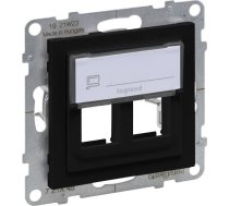 Legrand Suno Adapteris Keystone Dubults Melns 721445