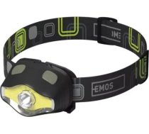 Emos Lukturis Galvas Emos P3536 Led Cob 3w + Led 3w, 220 Lm, 100m 3 Aaa