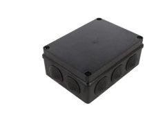 Pawbol Kaste Hermētisks Ip65 Kārba Instalācijas 190x140x70mm Melna Z Dławikami Pg29 S-box 406c