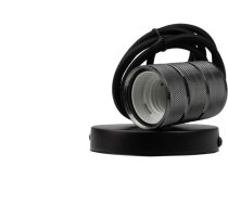 Ecolight Gaismeklis Griestu Piekarināmā 2m E27 Melns Glancēts