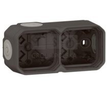 Legrand Legrand Plexo NEW 2fach Gehäuse 069602L horizontal u.vertikal anthrazit 1 (069602L)