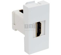 Qd 45x22.5-hdmi-hb Ligzda Moduļu Quadro Teletechniczne Hdmi Ip20 Balts Qd 45x22.5-hdmi-hb