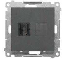 Tghdmi.01/116 Simon 55 Ligzda Hdmi (Modulis) Grafīta Krāsa Mat Tghdmi.01/116
