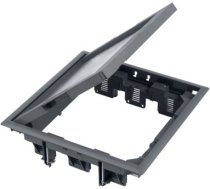 Kontakt-simon Kārba Grīdas 12x K45 vai 6x Simon500 Ar Vāku 12mm Pelēks Fb34012/1