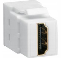 Hager Modulis Keystone Ligzda Hdmi, Caurlaidīgs, spraudnis Taisna 180, Balts Vz20hs