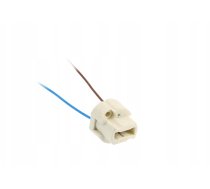 Gtv Ligzda G9 Ar Kabeli, Ac220-240v, Max.100w, 2x0,5mm2, 12cm, Balts