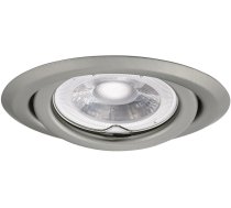 Kanlux Gaismeklis Punktu Ruchoma Argus Ii Ct-2115- C/m Bez Gniazdka Gx5,3/gu10 Max 10w Ip20 Hroms Mat 37160