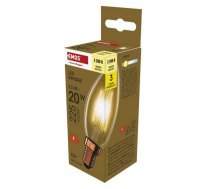 Spuldze Led Vintage Svece E14 2,5w (20w) 225lm 2200k Silts Balts Z53012