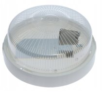 Lampa Griestu Pawbol Gaismeklis Apgaismojuma Rita, E27, 18w, Ip44, Ik10, Balts, Abažūrs Polikarbonāts Caurspīdīgs D.3170