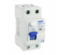 Slēdzis Diferenciālstrāvas Neo 40a 30ma 2-polu Tips Ac Rcd/40a/2p