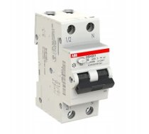 Abb Slēdzis Atlikušās-pārstrāvas 1p+n Char. C 6a 6ka 30ma Ac Tūlītējais Dsh201 C6 Ac30 2csr255070r1064
