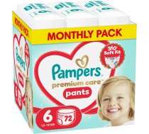 Pampers Autiņbiksītes Premium Care 6, 13-17 Kg, 72 gab.