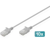 Digitus CAT6 U/UTP SLIM PA 10X15M GREY