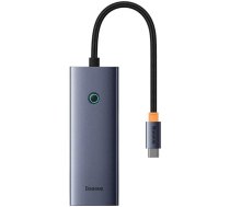 Stacija/replikators Baseus Baseus Ultrajoy Series 5-port Hub Docking Station Space Grey?type-c To Hdmi4k@30hz*1+usb 3.0*4?