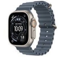 Smartwatch Apple Apple Watch Ultra 3 Gps + Cellular 49mm Natural Titanium Case With Anchor Blue Ocean Band,Modelis A3281