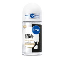 Nivea_black & White Invisible Silky Smooth Antiperspirants Roll-on sievietēm 50ml