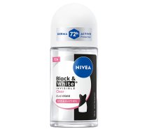 Nivea_black & White Invisible Clear Antiperspirants Roll-on sievietēm 50ml