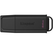 Flash Zibatmiņa Kingston Kingston Technology Datatraveler Exodia Atmiņa Usb 64 Gb Usb Tips-a 3.2 Gen 1 (3.1 Gen 1) Melns