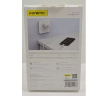 Lādētājs Foneng Lādētājs Tíkla Foneng Eu53 2xusb-a, 2,4a (Balta) + Kabelis Usb-a Dolightning