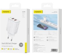 Lādētājs Foneng Foneng Lādētājs Tíkla Eu63 2.4a 12w 2xusb Balts Standard