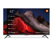 Televizors Xiaomi Smart TV A Pro 2026 43 109 cm 4K UHD (2160p) Google TV Black