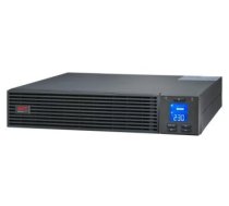 APC Easy UPS On-Line - USV (Rack - einbaufahig) - 6x IEC C13 + 1x IEC C19 Steckdosen, intelligenter Kartenslot, LCD, mit Schienensatz - Wechselstrom 230 V - 2700 Watt - 3000 VA - RS-232, USB - Ausgangsanschlusse: 7 - 2U - 1.5 m Schnur - RAL 7010, Sch