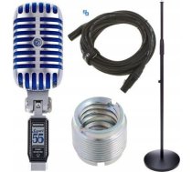 Mikrofons Shure Mikrofons Dinamisks Wokalowy Shure Super 55 Deluxe W Pełnym Zestawie