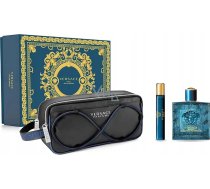 Set Versace Eros Pour Homme Edp Aerosols 100ml + Edp Aerosols 10ml + Tualetes Piederumu Soma
