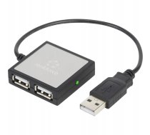 Renkforce 4 porte USB 2.0-hub Sølv