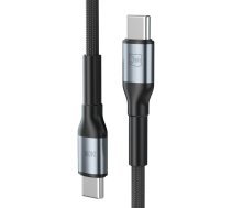 Kabelis Usb 3mk Accessories - 3mk Hyper Cable N-series C To C 3m Pd 3.0 Qc 3.0 48v/5a 240w Black