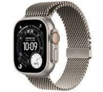 Smartwatch Apple Watch Ultra 3 GPS + Cellular 49mm Natural Titanium / Titanium Milanese Loop L Szary (MF0E4QC/A)