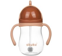Akuku A0729 Ūdens pudele Ar Salmiņu Ar Atsvaru Mokka