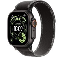 Smartwatch Apple Apple Watch Ultra 3 GPS + Cellular 49mm Black Titanium Case with Black/Charcoal Trail Loop - M/L