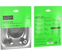 Hoco Kabelis Hdmi Do Hdmi Ver. 2.0 4k/60hz Us08 3 M Melns