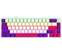Tastatūra Lorgar Lorgar Kbp70mw, Wireless 65% Mechanical Gaming Keyboard Pro, White, En Layout
