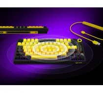 Tastatūra Lorgar Lorgar Kbp7075w Wireless 75% Mechanical Gaming Keyboard Pro Black/yellow En Layout