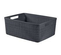 Grozs jute m 12l t.pelēks 36x28x15cm 3253921905078