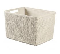 Grozs jute l 20l krēmkr.36x28x23cm 3253921907003